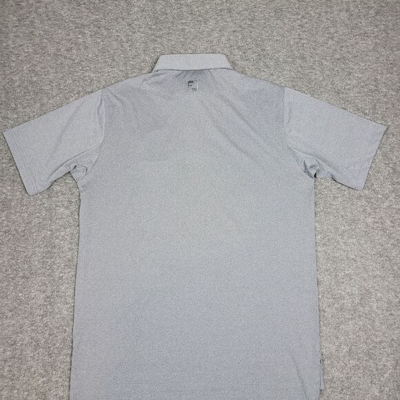 FootJoy Men's  Golf Shirt Polo Size M Logo Chest Light Gray Short Sleeve - Picture 2 of 14